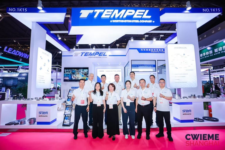 Tempel at CWIEME Shanghai